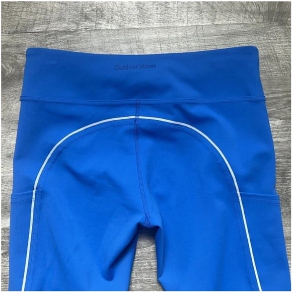 Outdoor Voices FrostKnit 7/8 Leggings Blue White Size Small Approximate - Picture 11 of 15
